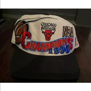 Chicago Bulls 1996 Basketball Championship Hat Cap